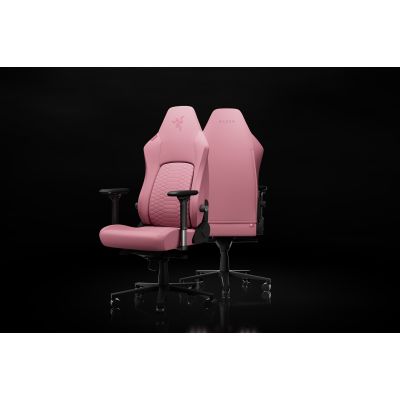 Razer Iskur V2 NewGen Gaming-Stuhl, gepolsterter Sitz, Pink