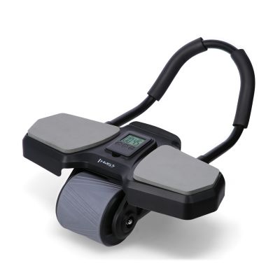 21. KA10 SCHWARZES ABS-RAD AUTOMATIKRAD ZUM TRAINING DER BAUCHMUSKEL MIT UNTERSTÜTZUNG