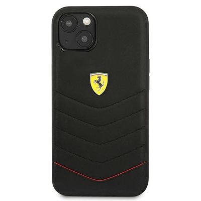 3. Ferrari FEHCP13SRQUK iPhone 13 mini 5.4" schwarz/schwarz Hardcase Off Track Quilted