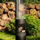 16. BF Bongiano LP rostiger Gartenkamin