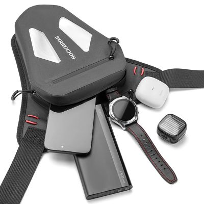 3. Rockbros Motorradtasche für Beine, Oberschenkel, Taille, Schulter, Schwarz