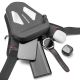 3. Rockbros Motorradtasche für Beine, Oberschenkel, Taille, Schulter, Schwarz