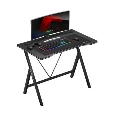 2. Huzaro Hero 1.4 Schwarzer Gaming-Schreibtisch