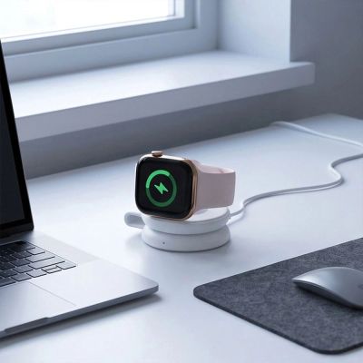 10. Tech-Protect A55 2-in-1 MagSafe 25W Qi2.2 Kabelloses Ladegerät + USB-C / USB-C Kabel 100cm - Weiß