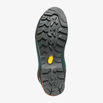 4. Scarpa Zodiac Trk GTX Trekkingschuhe – Petrol/Rosorange, Größe: 45