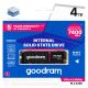 2. SSD GOODRAM PX700 M.2 PCIe 4x4 4TB Einzelhandel