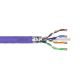 5. Digitus Cat.6 Installationskabel, F/UTP, B2ca, AWG 23/1, LSOH, 500 m, Lila, auf Rolle