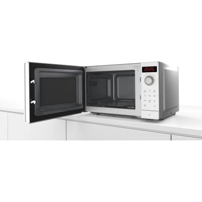 4. Bosch Serie 2 FFL023MW0 Mikrowelle, weiß, Solo-Mikrowelle für die Arbeitsplatte, 20 l, 800 W