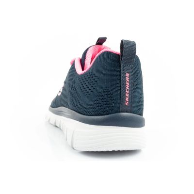 14. Skechers Graceful-Get Damen Sportschuhe bequem leicht atmungsaktiv Marineblau