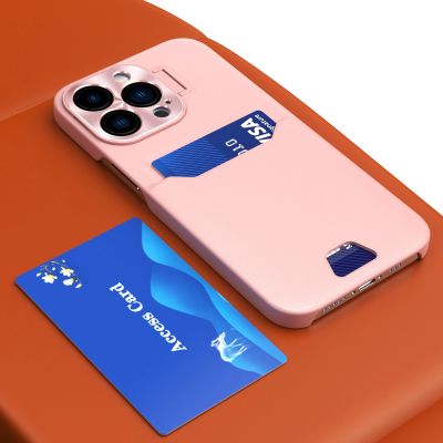 7. Leder Stand Case für iPhone 14 Pro Max Card Wallet Cover mit Ständer Pink
