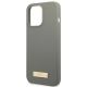 6. Guess GUHMP13LSPLG iPhone 13 Pro / 13 6.1" Grau/Grau Hartschale Silikon Logo Plate MagSafe