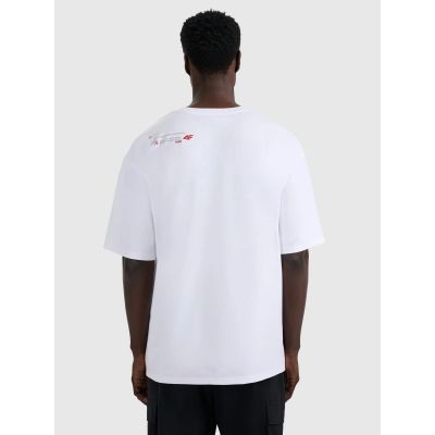 2. Oversize-T-Shirt für Herren mit Aufdruck 4F 4FRAW25TTSHM3257-10S