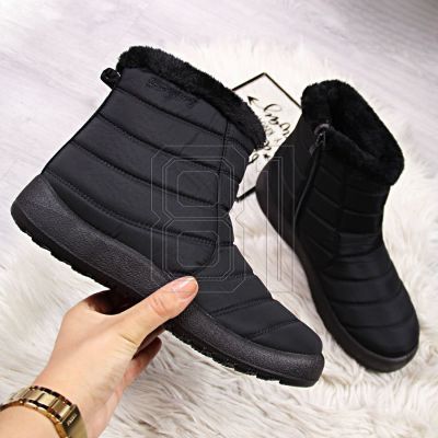 2. Waterproof snow boots with a zipper NEWS W EVE181A black