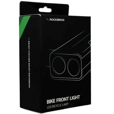 6. Fahrradlampe Rockbros 24310002001, 850 lm, mit Powerbank-Funktion + USB-C-auf-USB-A-Kabel – schwarz