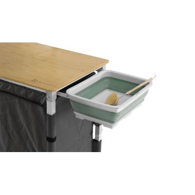 5. Outwell Padres XL Aufbewahrungseinheit, grau, 4 Ablagen, faltbar