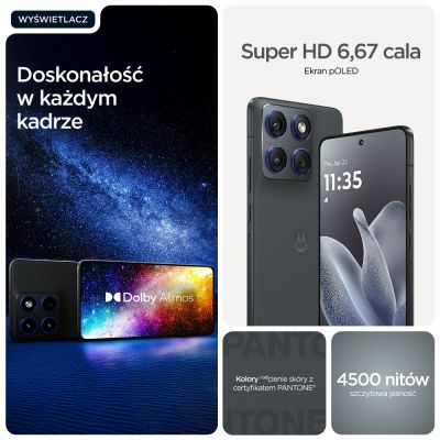 17. Motorola edge 70, 17 cm (6,7 Zoll), Dual-SIM, Android 16.0, 5G, USB Typ-C, 12 GB RAM, 512 GB interner Speicher, 4800 mAh Akku, Grau