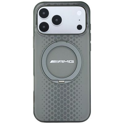 3. Mercedes AMG IML Doppellagige Urban Line Hülle mit Ringständer und MagSafe für iPhone 18 Pro Max / 17 Pro Max – Grau
