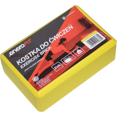 4. BLOCK-WÜRFEL FÜR ÜBUNGEN, YOGA, PILATES, FITNESS, GELB, ENERO FIT