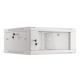 6. Lanberg WF01-6604-10S Rack-Schrank (4 HE; 280 mm / 600 mm / 600 mm; Wandmontage; Glas; 19 Zoll; grau)