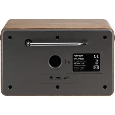 4. Albrecht DR 862 Tragbares Digitaltelefon, Grau, Holz