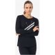 3. Damen-Langarmshirt SUPER.NATURAL W Kryssede Ski LS schwarz