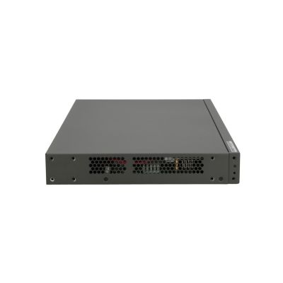 4. FiberHome S4820-28T-X-PE-AC Netzwerk-Uplinks, verwaltetes L2/L3 Gigabit-Ethernet (10/100/1000), PoE-Unterstützung, 1 HE, Schwarz, Grau