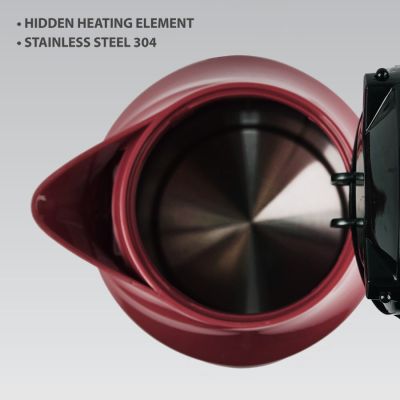 3. Elektrischer Wasserkocher 1,7 l 2000 W MR-041-RED MAESTRO