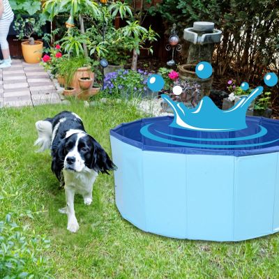 6. Faltbarer Gartenpool für Hunde 80 x 30 cm Saska Garden