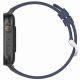 7. GRAVITY GT15-12 Damen-Smartwatch, marineblaues Silikonarmband + schwarzes Armband