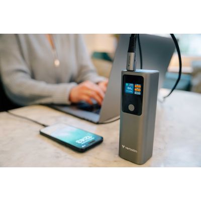 8. Verbatim 32269 Powerbank Lithium-Ionen (Li-Ion) 27000 mAh Grau