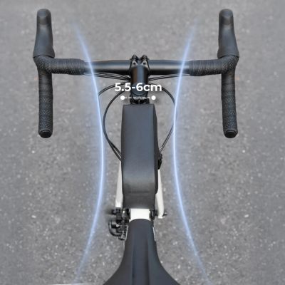 5. Rockbros 30120122002 Wasserdichte Fahrradrahmentasche mit Magnetverschluss, 0,9 l – Schwarz