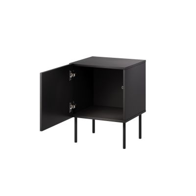 2. Nachttisch 2-teilig SIENA 44,5x40x59 schwarz matt