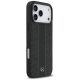 4. Mercedes Lederhülle mit Lorbeerblattstreifen und MagSafe-Design für iPhone 17 Pro Max – Schwarz