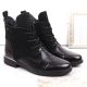 10. Filippo W PAW476 isolierte Stiefeletten aus schwarzem Lackleder
