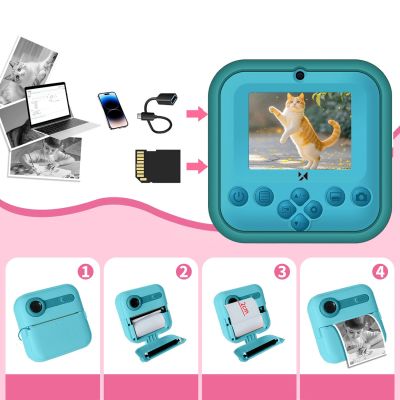 5. Wozinsky WDT-04 Thermodrucker-Kamera für Kinder – grün