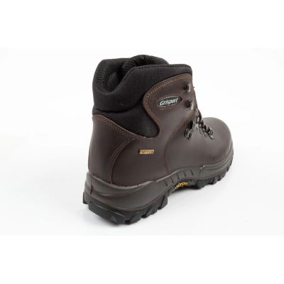 4. Grisport Herren-Trekkingschuhe, knöchelhoch, aus marronefarbenem Leder, wasserdicht