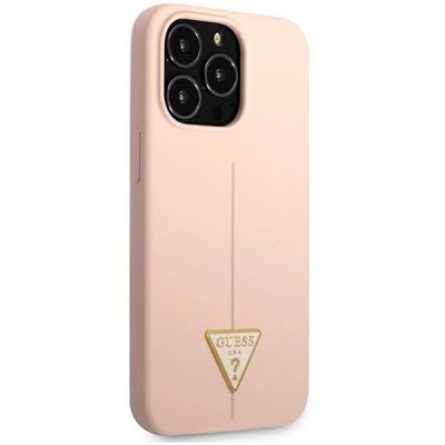 4. Guess GUHCP13LSLTGP iPhone 13 Pro / 13 6.1" pink/pink Hardcase Silikon Dreieck