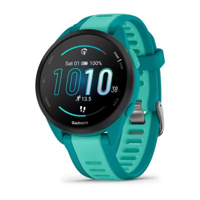 Garmin Forerunner 165 Music AMOLED 43mm Türkis Aqua Sportuhr
