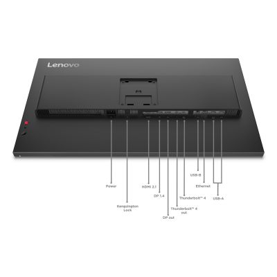 10. Lenovo ThinkVision P32UD-40 Computermonitor 80 cm (31,5") 3840 x 2160 px 4K Ultra HD LCD Schwarz