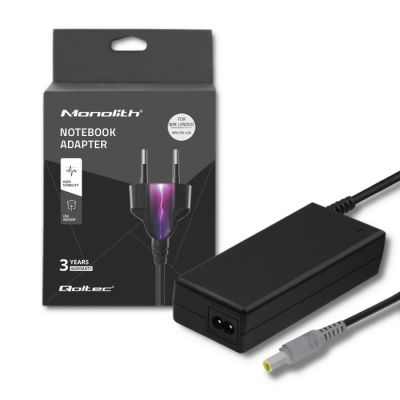 Qoltec 50093.90W Netzteil für IBM, Lenovo Notebooks (20 V; 4,5 A; 90 W; 7,9 mm x 5,5 mm)