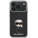 Karl Lagerfeld IML Ikonik Sketch Print MagSafe Hülle für iPhone 17 Pro / 18 Pro - Schwarz