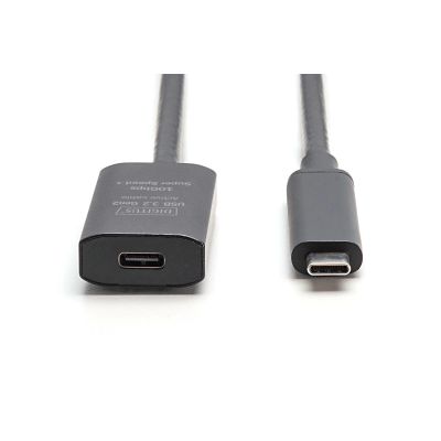 5. Aktives USB 3.2 Gen2 10G-Verlängerungskabel, USB-C auf USB-C, 5 m