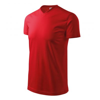 Malfini Heavy V-Ausschnitt T-Shirt M MLI-11107 rot