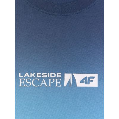 6. Herren-T-Shirt mit Aufdruck, regulär, Größe 4F 4FRSS26TTSHM3995-31S