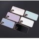 9. Lighting Color Hülle für Samsung Galaxy A73 5G Gold Frame Gel Cover Blau