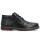 8. Bequeme Herren-Ankle-Boots aus Leder, gefüttert, schwarz, Rieker 10504-00