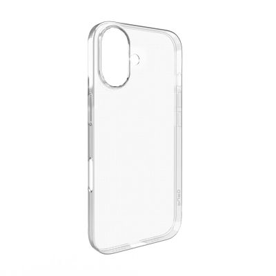 Puro 03 Nude Silikonhülle für iPhone 16 – transparent