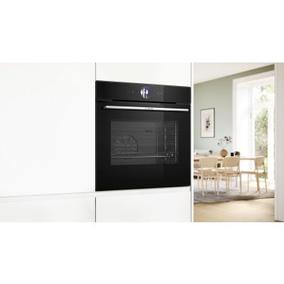 5. BOSCH HBG7363B1 Einbaubackofen, 60 x 60 cm, schwarz, Home Connect