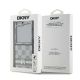 8. DKNY Checkered Pattern Printed Stripes Hülle für Samsung Galxy Z Flip 6 – Beige