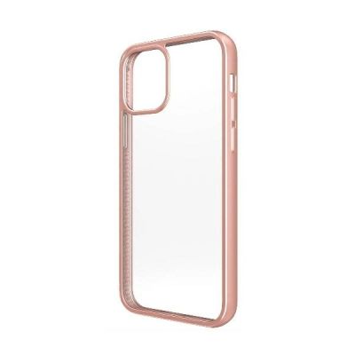 4. PanzerGlass ClearCase Hülle für iPhone 12 Pro Max – transparent und rosa